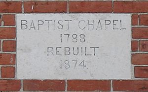 Uckfield Baptist Church, London Road, Uckfield (October 2010) (Datestone)