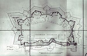 План Тираспольской крепости 1856