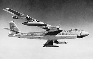 B47E in flight