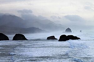 Cannon Beach Goonies Shot