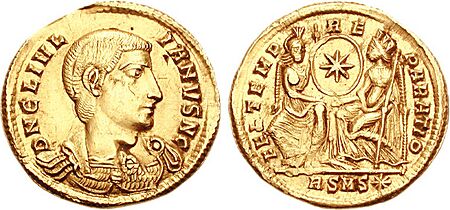 Coin of Julian as Caesar