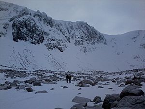 Coire an t-Sneachda in winter