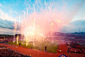 Fyrverkeri på Gothia