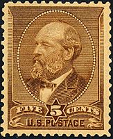 James Garfield2 1882 Issue-5c