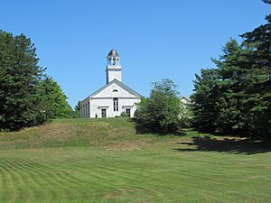 Loudon Congregational Church north of the village center