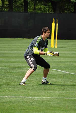 Michael Gspurning Sounders FC practice