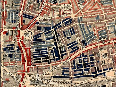 Poverty map old nichol 1889