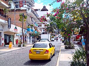 Puerto Vallarta downtown street