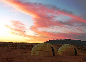 Richtersveld World Heritage Site, Matjieshuts at Glybank near Kuboes