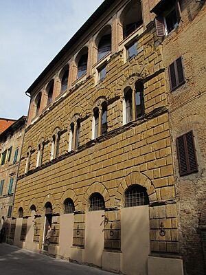 Via roma, palazzo di san galgano (1474), 02