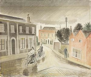 Village Street - Eric Ravilious