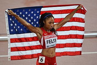 Allyson Felix Beijing 2015