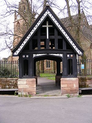 Darlaston Lych Gate - geograph.org.uk - 1252789