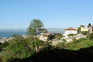 From Russian Hill towards east