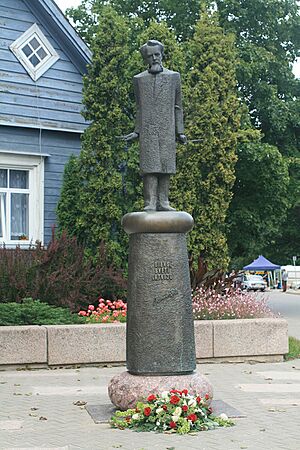 Karlis Baumanis Denkmal Limbazi