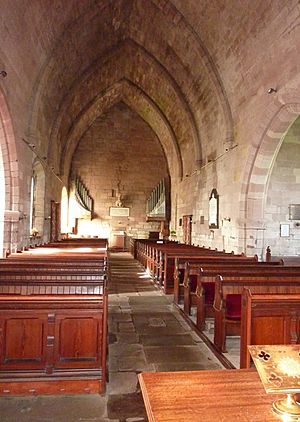 Ladykirk Church 20100923 interior looking west