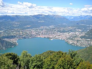 Lugano from Sighignola