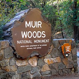 MuirWoodsAutoEntranceSign 20150920