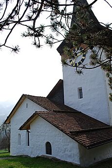 OBERWIL im Simmental église exterieur