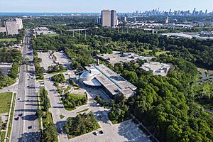 Ontario Science Centre Aerial view 2023
