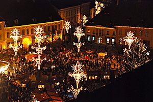 Sibiu Christmas Market opening 2008