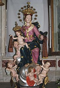 Statua Maria del Carmelo