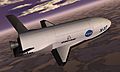 X-37 spacecraft, artist's rendition