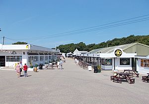 Amusement park, Alum Bay, IW, UK