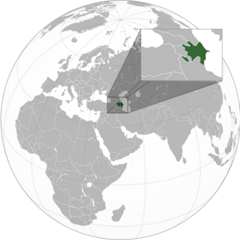 Azerbaijan orthographic projection.svg