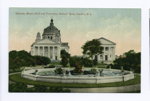 Church, Music Hall and Fountain, Sailors' Snug Harbor, Staten Island (NYPL b15279351-105046)f