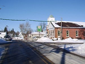 Scales Mound - Franklin Street in winter 2008