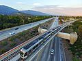 Gold Line Overpass on I-210