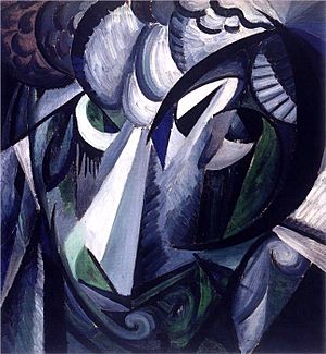 Head, 1914, Bohomazov