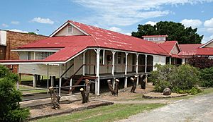 Maryborough Railway Station Complex, Loco office from NW (2007)