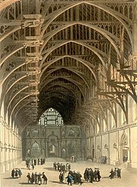 Microcosm of London Plate 094 - Westminster Hall edited