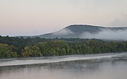 Mount Tom in the Fog