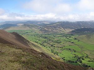 Newlands Valley from Ard Crags