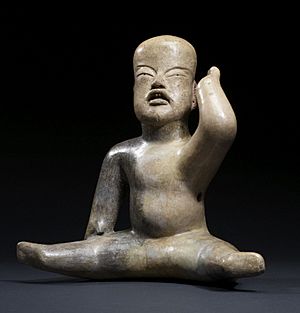 Olmec - Infantile Figure - Walters 20092064 - Three Quarter