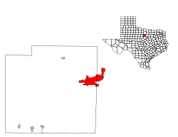 Location within Palo Pinto County