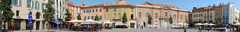 Place de la République Perpignan Panorama