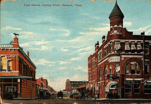 Rusk Avenue looking north, Denison, Texas