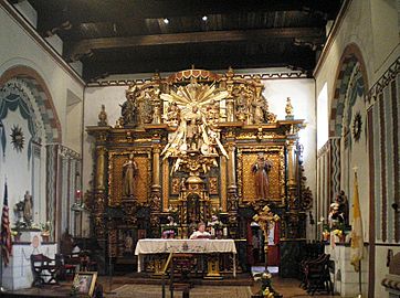 San Fernando Mission Church Interior