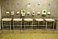 Sinks in a public toilet, Edinburgh, Scotland