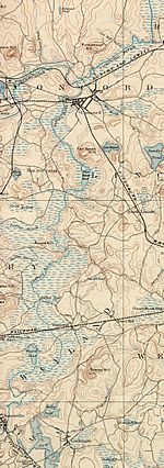 Sudbury River (Massachusetts) map