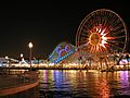 Sun Wheel at night