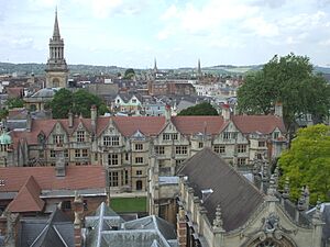 The western building of Brasenose College from St Marys