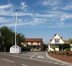 Tolleshunt D'Arcy maypole, from east.jpg