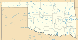 Location of Skiatook Lake in Oklahoma, USA.