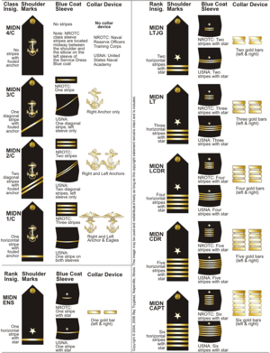 USN Midshipman Insignia