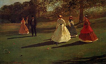 Winslow Homer - Croquet Players